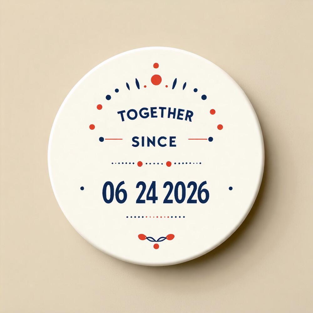 Custom UV Crafts example: Wedding dates